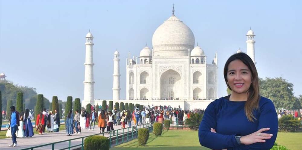 Taj Mahal sunrise view